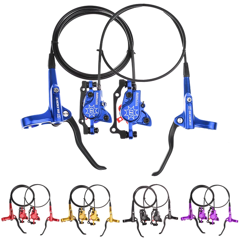 BLOOKE New Product Wholesale Color Bicycle Hydraulic Disc Brake MTB Bike Brake ZOOM The Same Bicycle Brake Set