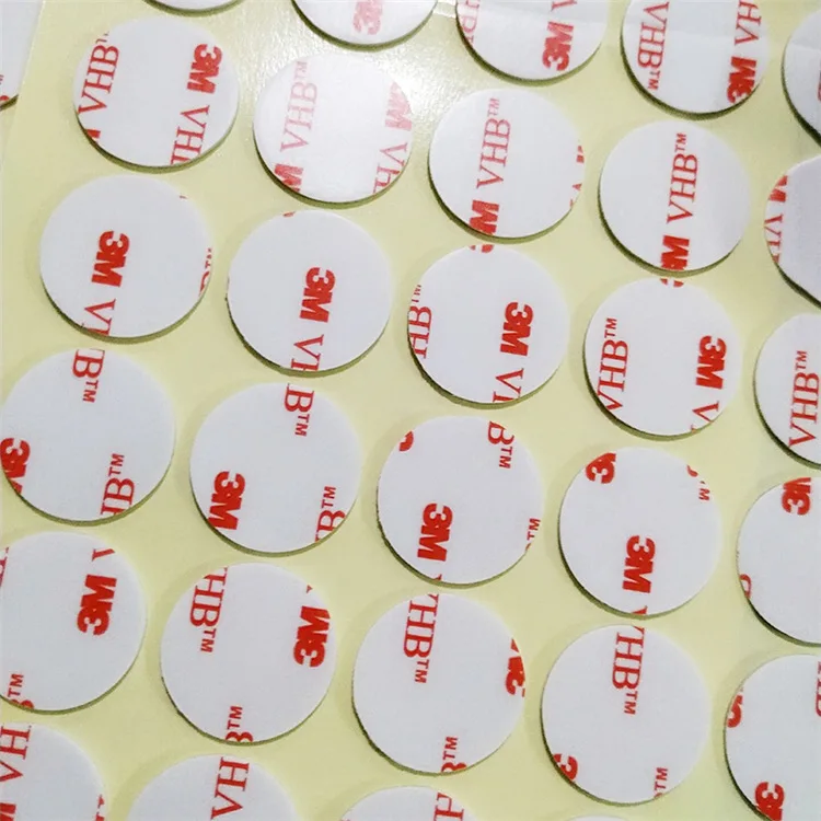 White Double Sided Waterproof Acrylic Adhesive Sticker Available Foam Silicone EVA Wax Material Paper Masking Wax Seal-Available