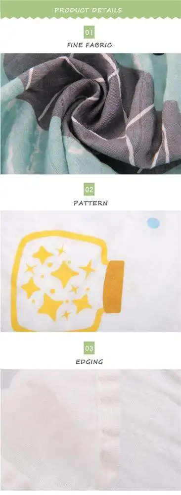 White Luxury Soft Baby Blanket Wrap Swaddle Blanket Baby 100% Cotton Baby Blanket