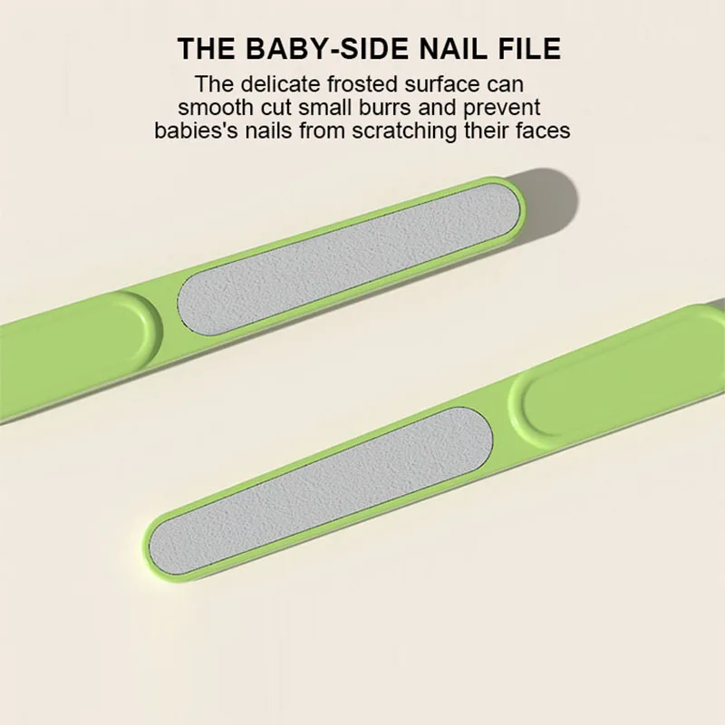 High quality baby manicure set newborn 4pcs accessories cute gift infant nail clippers health care tool grooming travel kit