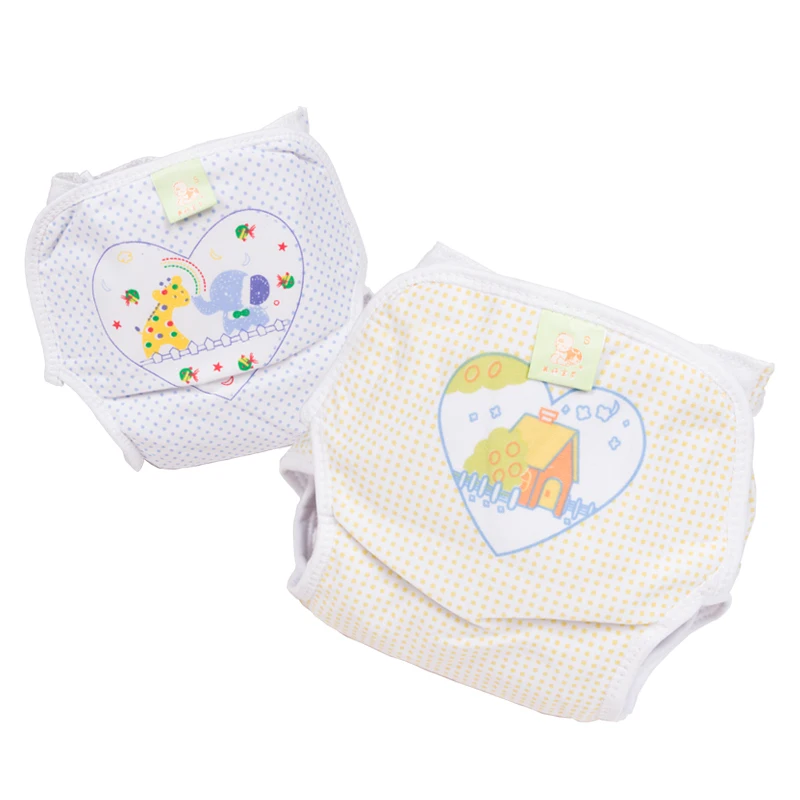 Reusable baby diaper cloth nappies diapers washable high quality pvc diaper cloth pants