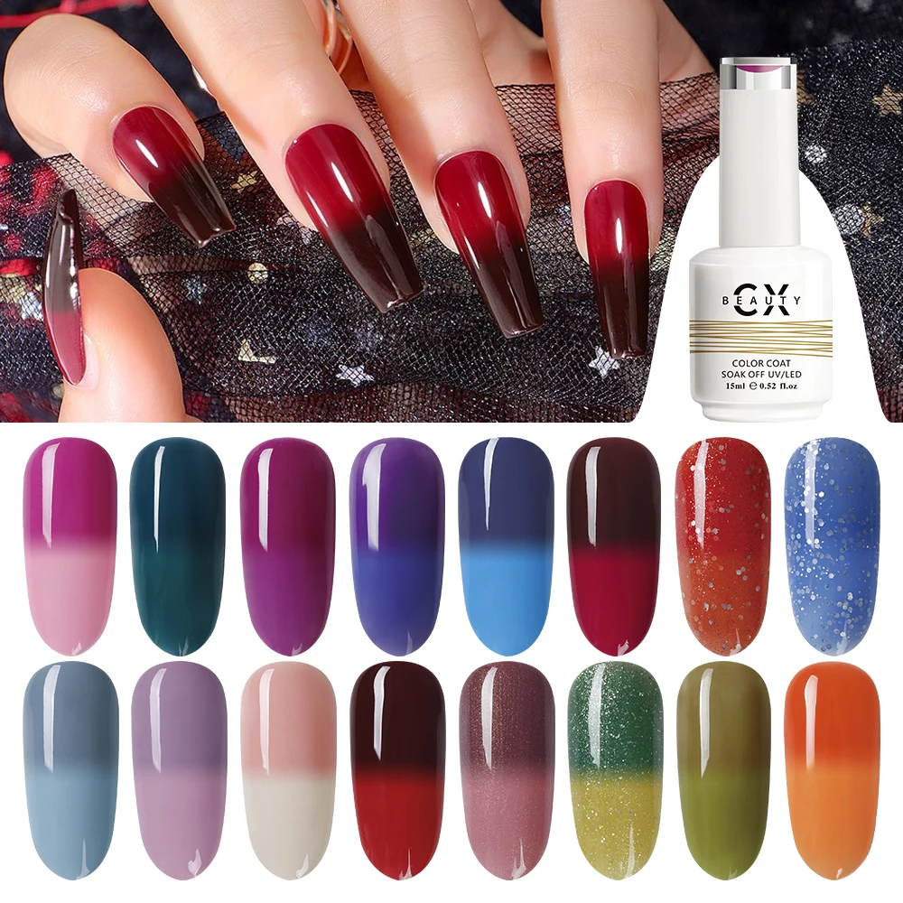 Hot Sale Wholesale Prices Mood Change Gel Temperature Gel for  Nail Art UV Gel Polish