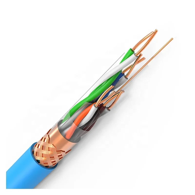 Indoor Pvc Cat 6 S-ftp Lan Cable 250 Mhz 1000 Mbps Broadband Speed Utp Network Cables Cat6