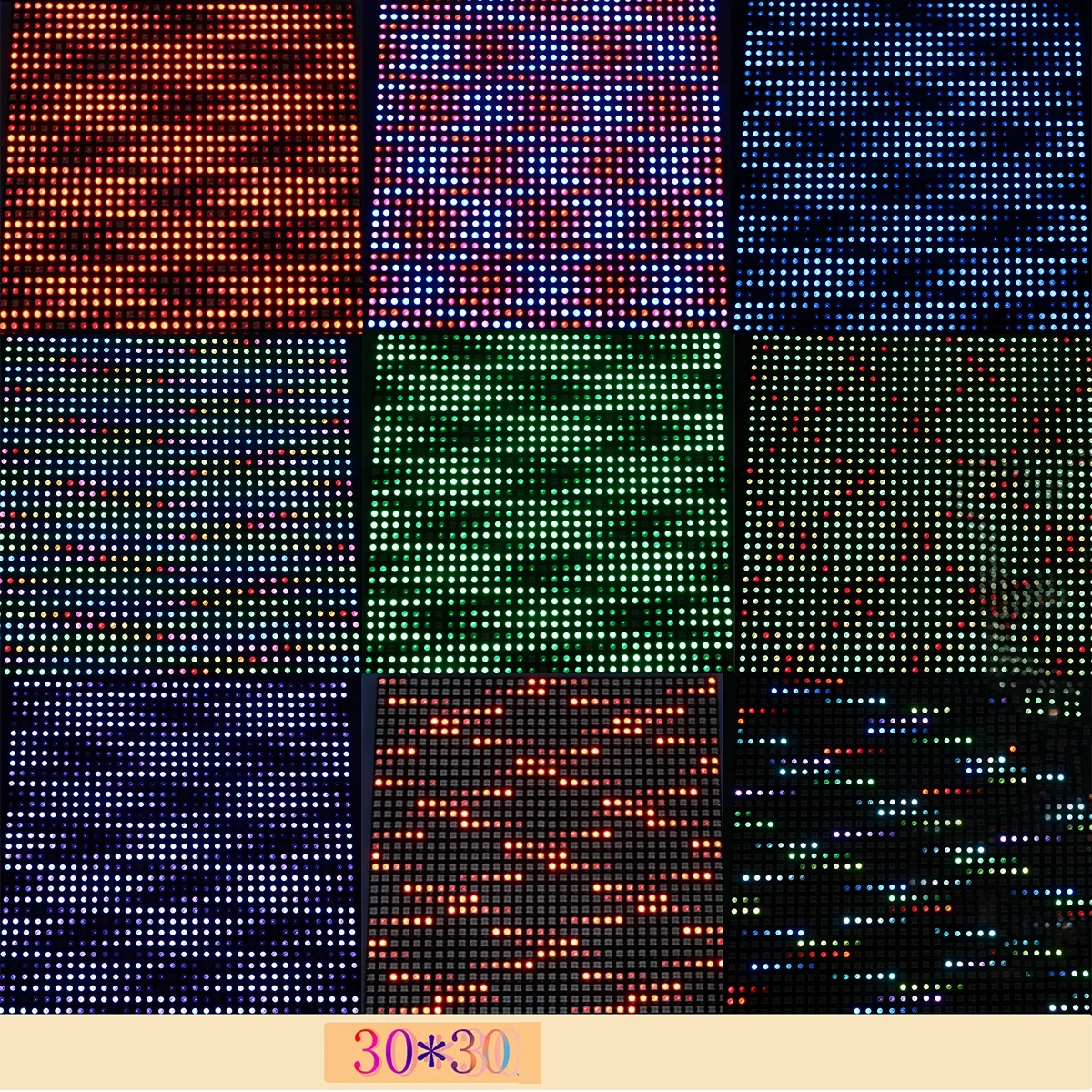  Панели ws2812b с матрицей 5050 RGB меняющие цвет светодиодный экран внутреннее светодиодное