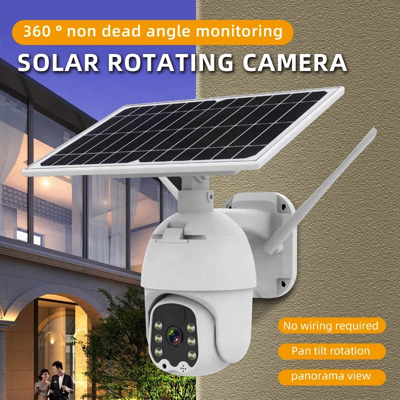 4g 2mp Hd Ite Zoom Cctv Cam Solar Battery Powered Video Surveillance Wifi Ip Outdoor Camera With Pir