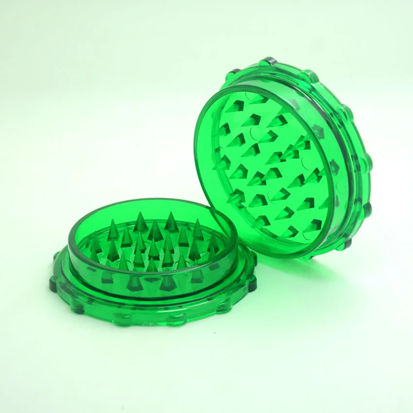 Professional China  manufacturer  all kind Food Grade plastic disposable red,green, clear  plastic grinder herbal tobacco stock