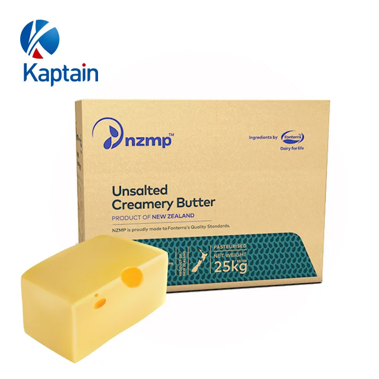 Food ingredients 	sweet cream unsalted butter 25 kg 82% fat wholesale for bread