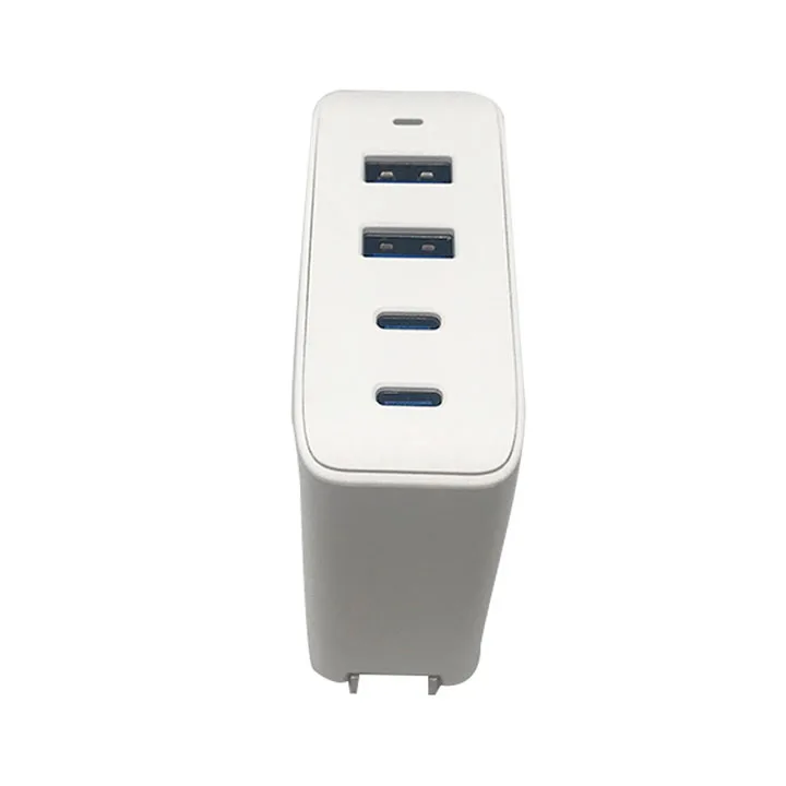 
Mobile Charger GaN 100W 2C2A 4 port USB Wholesale Charger Plates Fast Charger For Mobile Phone Accessories 