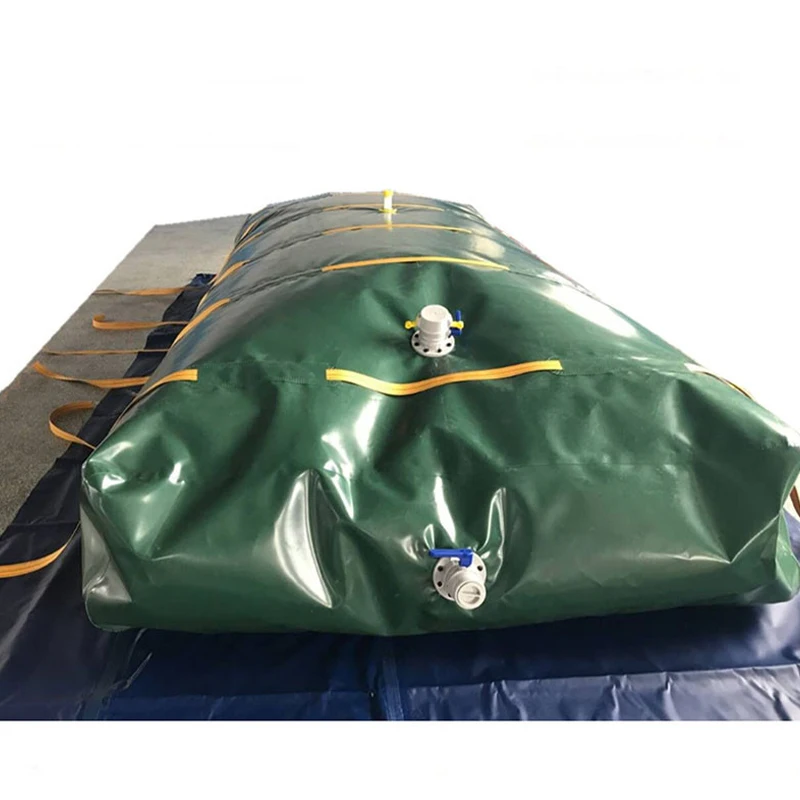 Convenient Above Ground Water Tanks Edible Oil Diesel Fuel Cryogenic Fiber PVC tarpaulin Storage Tank 20000L