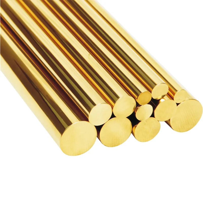 Diameter 1mm to 250mm Cu-Zn Alloy C2680 C2800 Brass Round Rod Bar Stock