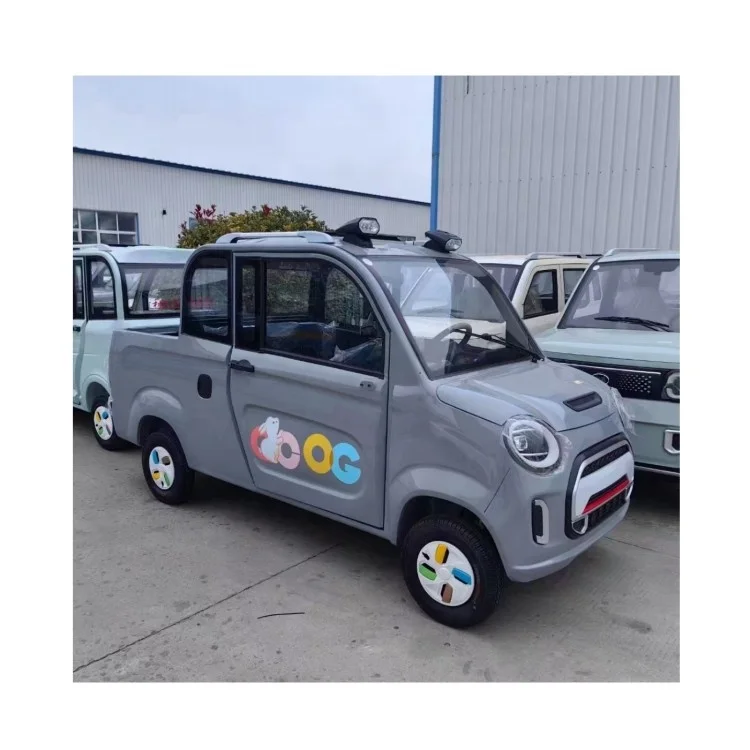 low speed electric car pickup 2 doors 800W LHD  handle type & steering wheel type model Dragon