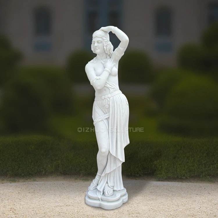 life size stone garden lady female sculpture marble woman nude figure statue