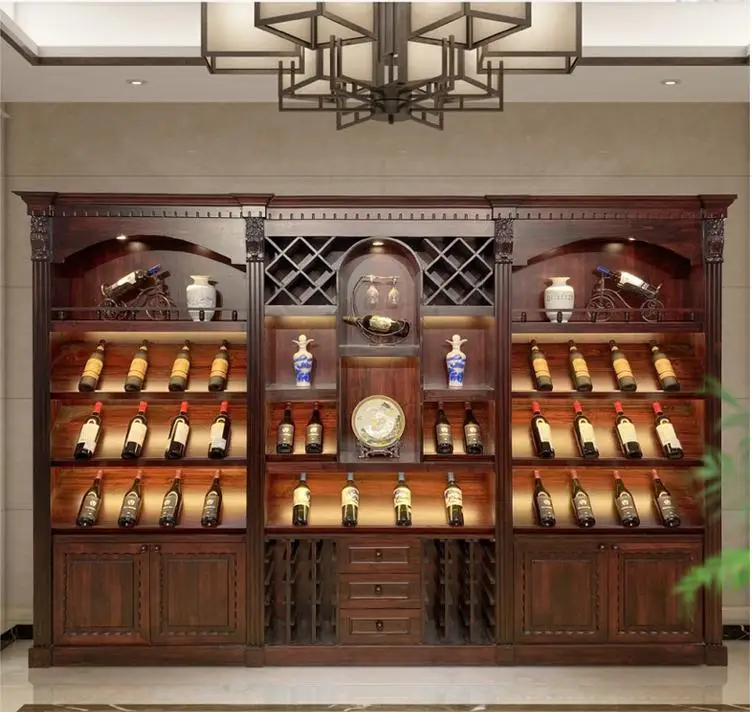 
classcial color wine rack living room and bar wine rack 
