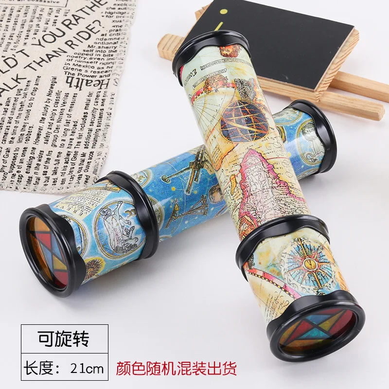 1220-1D Kids Educational Optical Microscope Handheld Microscope Primary Secondary School Students Made Wood Helps STEM Learning