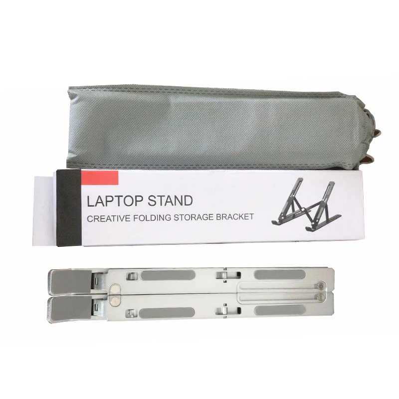 Custom Metal Slim Laptop Stand Portable Aluminum Laptop Stand Adjustable Support Laptop Stand For Tablet Notebook
