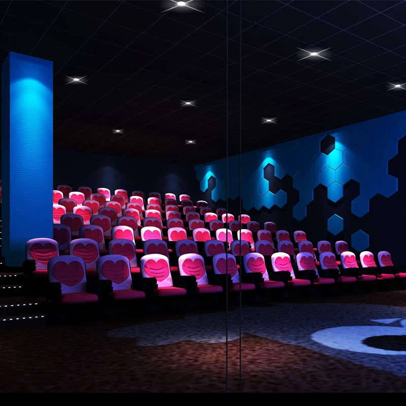 Polyester fireproof acoustic panel for music studio equipment Polyester Fiber Sound Absorption acoustic panels cinema