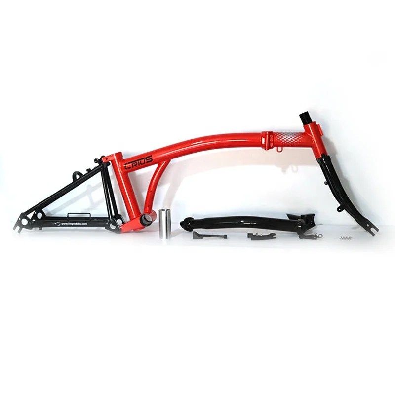 CRIUS Folding Bike 16 Inch 349  China factory supply  3-foldable bicycle frame folding mountain bike