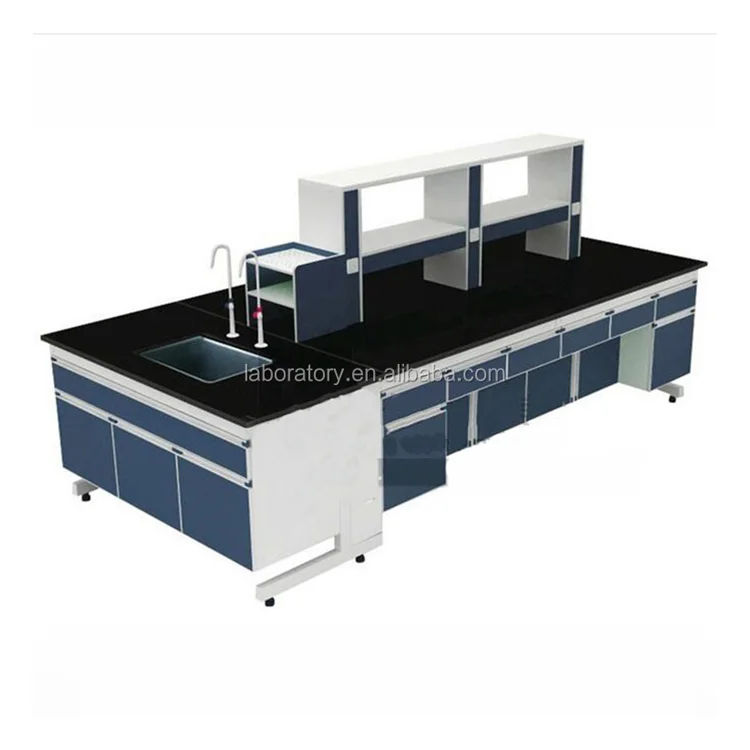 Laboratory furniture wall bench steel cabinet with epoxy powder coated