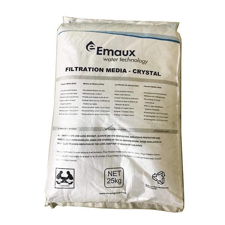 swimming pool filter system glass filter media for sand filter