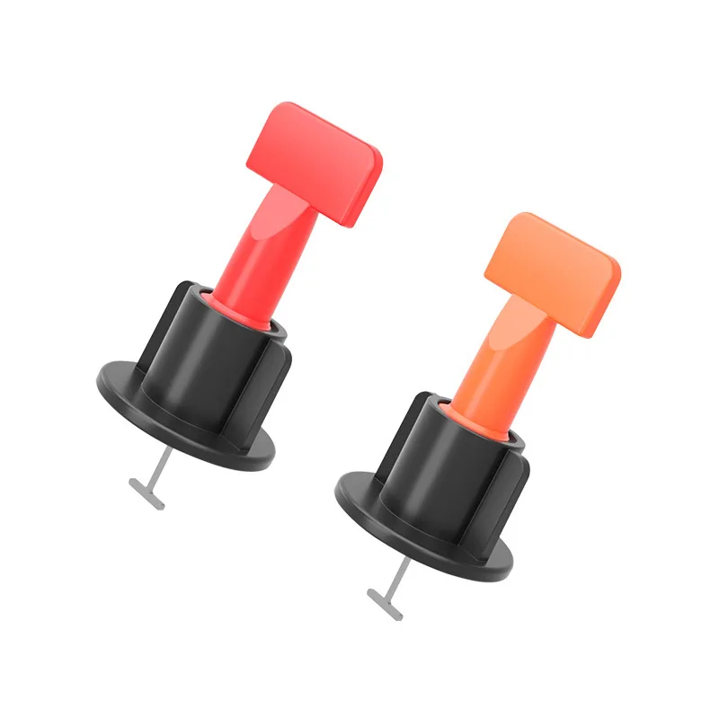 
Hot Sale 50PCS Reusable Tile Leveling Positioning System clips Leveler T-lock Floor concrete floor Tile leveling system 
