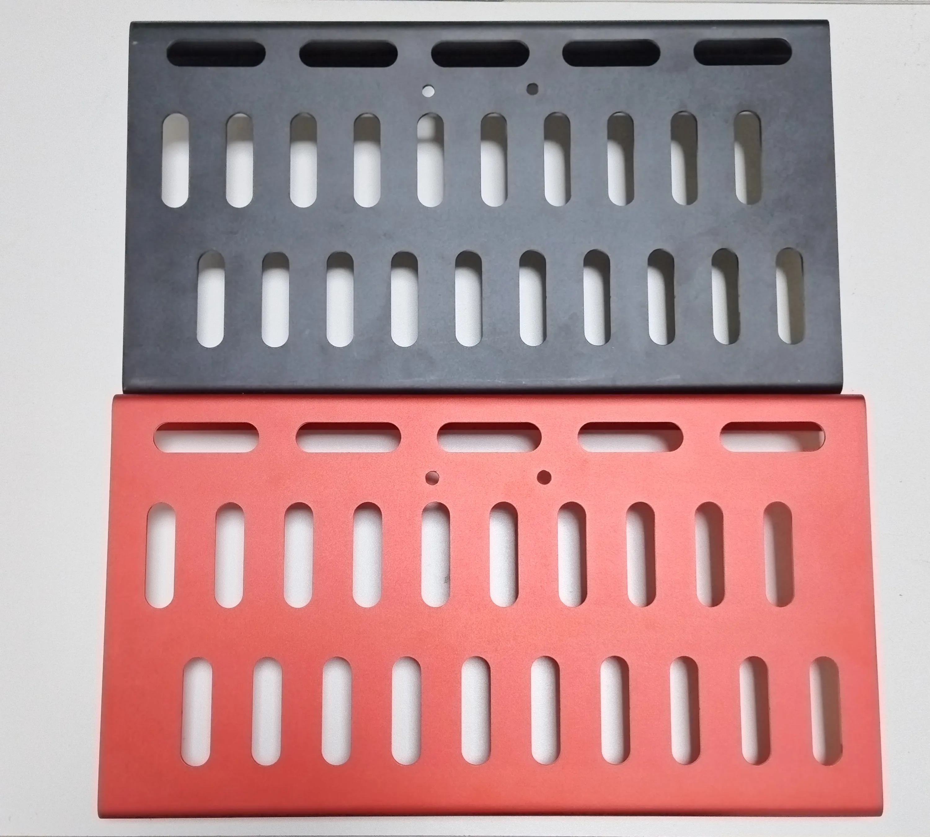 Custom Laser Cutting Bending Anodized Aluminum Guitar Effect Pedal Board for Stringed Instruments Parts& Accessories CNC machine