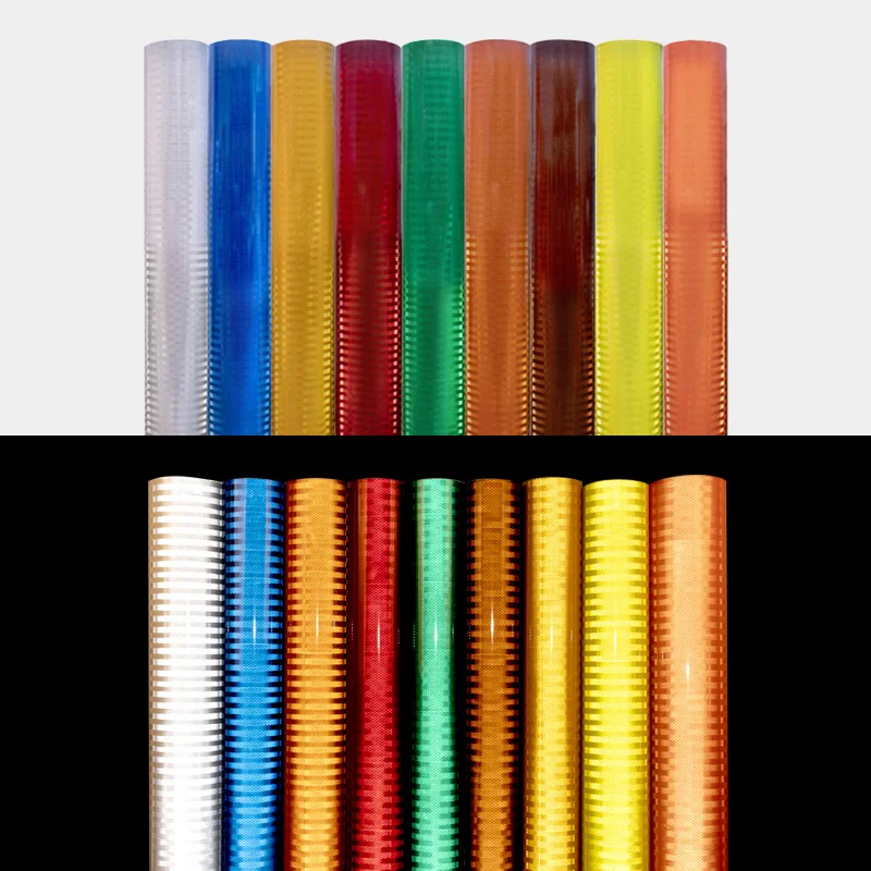 1.22*45.7m EGP PET Reflective Material Engineer Grade Prismatic Reflective Sheeting Roll For Road Traffic Safety