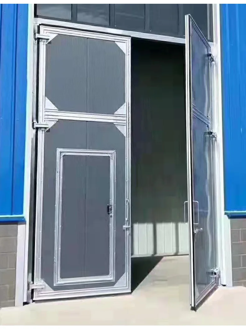 Modern Minimalist Design French Pvc Exterior Double Glass Door Vinyl Casement Doors