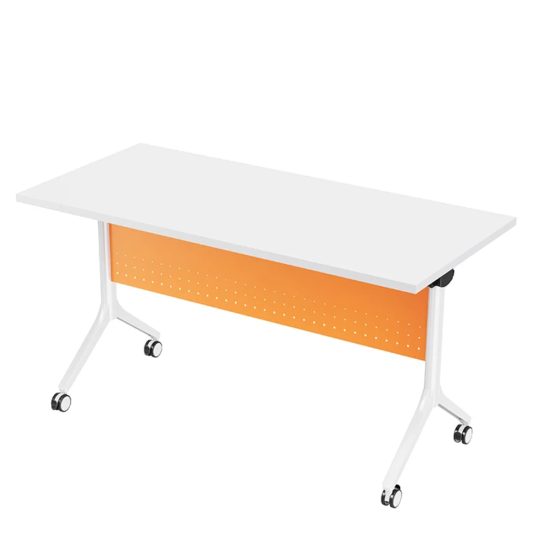 New Design MDF Board Movable Foldable Office Furniture Folding Training Table Desks