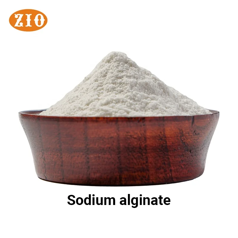 High Quality Sodium Alginate Powder Food Grade Cas 9005-38-3 Bulk Sodium Alginate