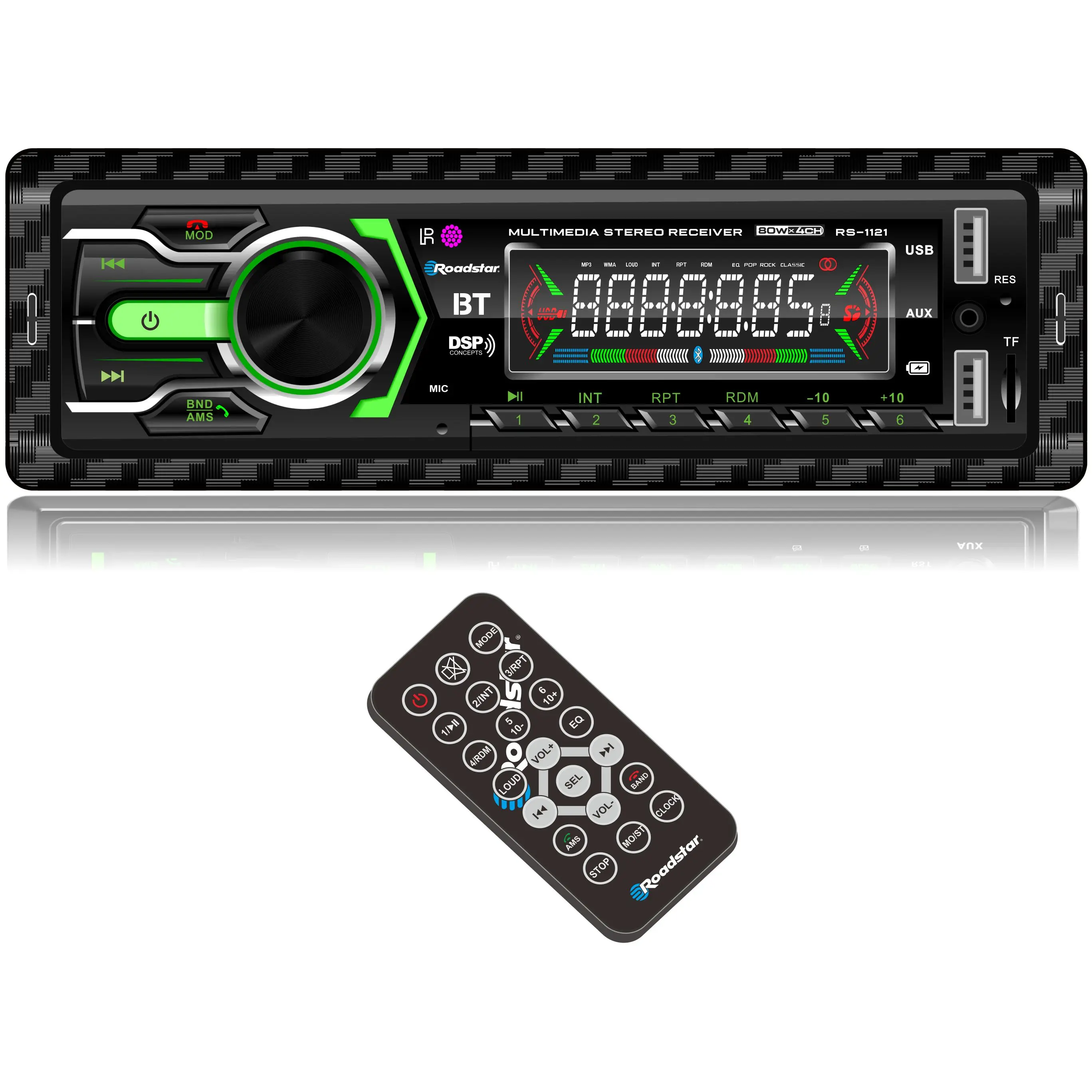 Fixed Panel Car MP3 BT Play Players Auto Media MP3 Player Players