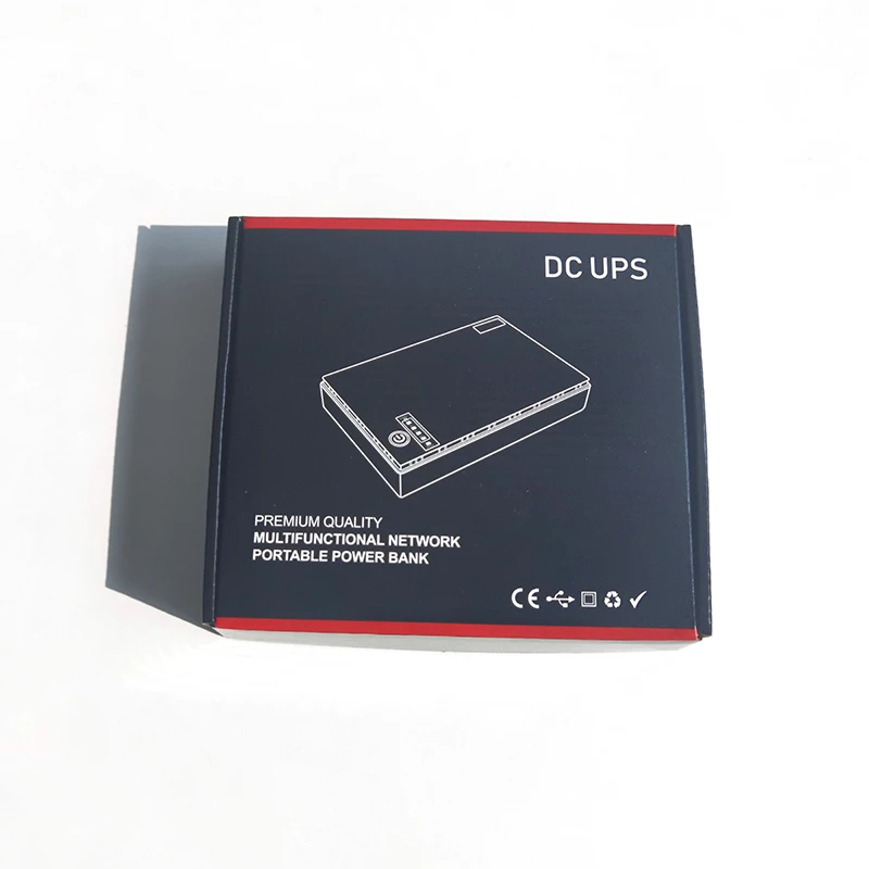 Mini UPS Battery Backup Multi Output USB 5V DC 9V 12V 24V 18W Power Bank Mini UPS for WiFi Router CCTV Camera Mobile Phone Modem