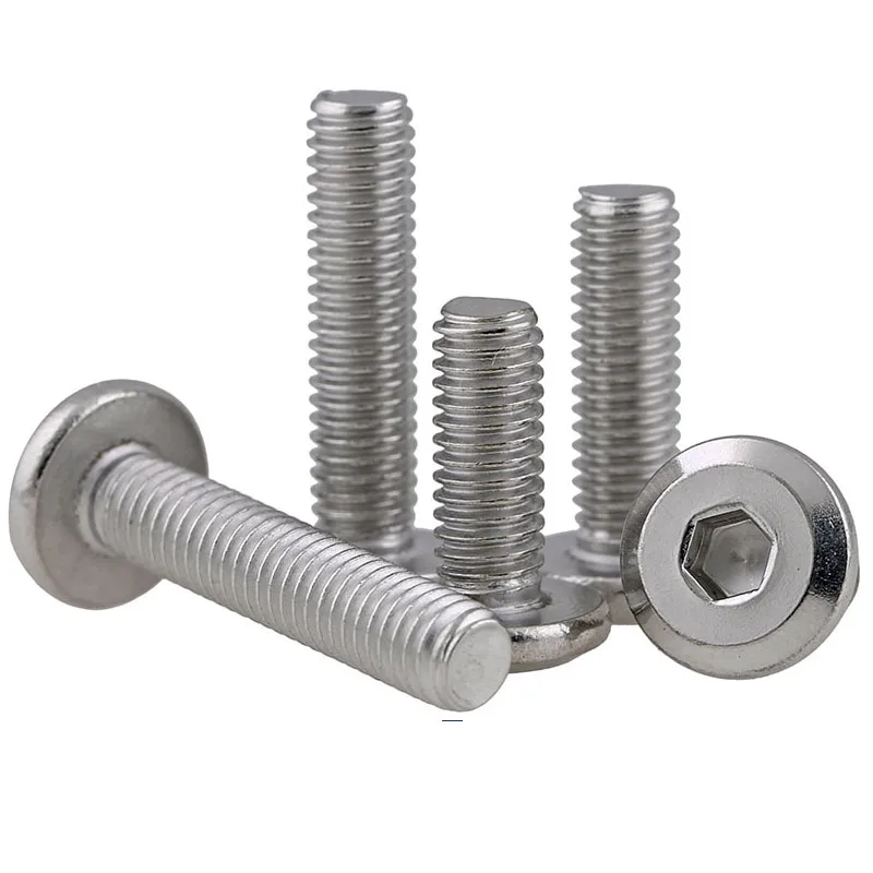M6 Furniture Joint Connector Bolt  Nut -Hex Socket Screws Head Cot Bed Bolts