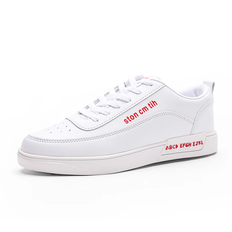 HN6090  Fashion Rubber Outsole Sports Running Shoes Flat Men Sneakers white shoes