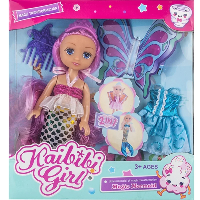 6 inch baby dolls solid doll changed Clothes For Girls Birthday Christmas Gift
