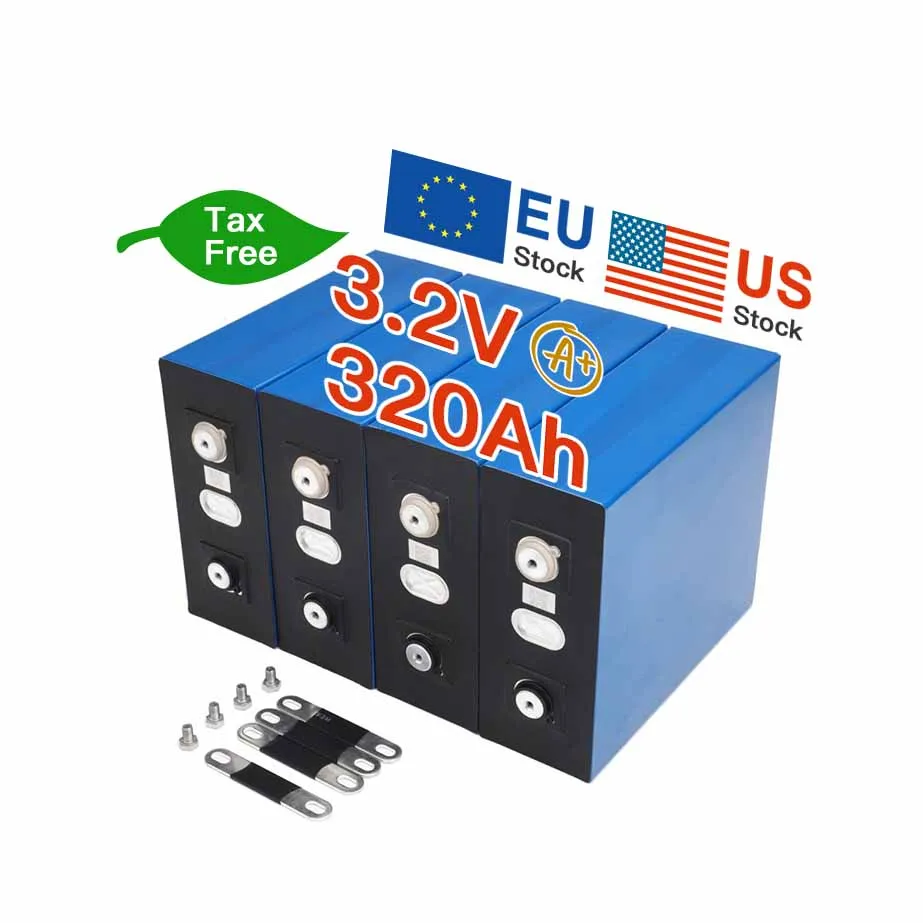 EV EU Stock Lifepo4 280Ah battery cell 3.2V LF280K 300Ah 310Ah 320Ah AKKU lithium ion batteries For Solar Energy storage System