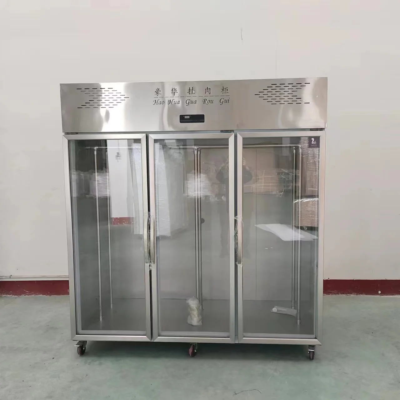 Hanging meat cabinet Commercial refrigerated display cabinet freezer Commercial Steak Dry Aging Refrierator