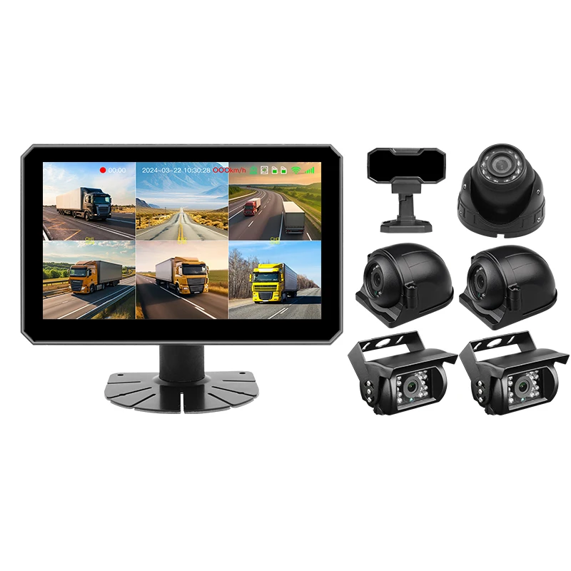 6CH 720P 1080P Waterproof Truck Vehicle Bus Car monitor Mobile DVR Camera Kit dvr 6 Channel CCTV 4G GPS WiFi SD HDD MDVR