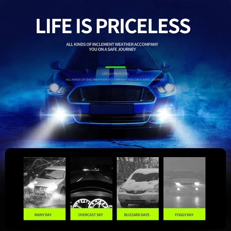 H8 H11 Led Bulbs Led 3030 24 Smd Auto Front Fog Lamp canbus  Led Headlight H7 9005 9006 H16 lamp H4 Car Led Fog Light Dc 12v