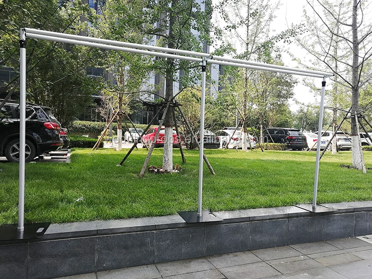 High Quality Adjustable Aluminum Event Double Crossbar Hangers Pipe And Drape On Sale