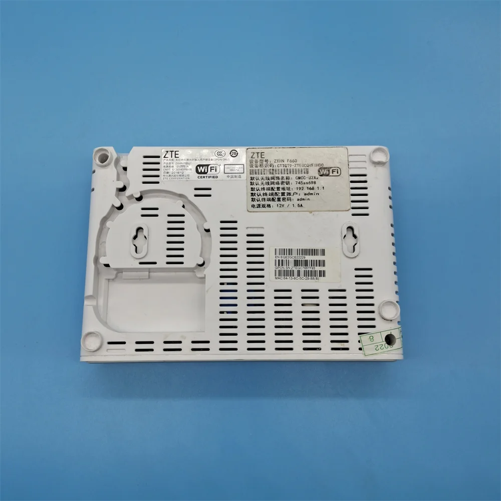 F660V6 F660 V6.0 ZTE GPON ONU Inner WIFI 2.4GHz 1GE+3FE+1TEL+1USB FTTH Optical Network WIFI Router