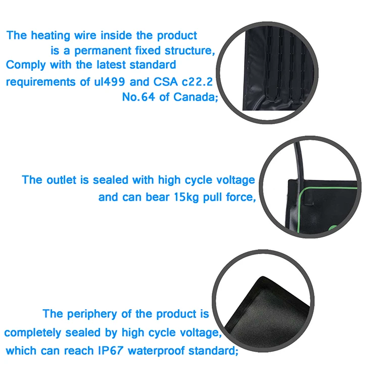 Manufacturer Wholesale Waterproof Greenhouse Germination Heating Mats For Starting Seeds