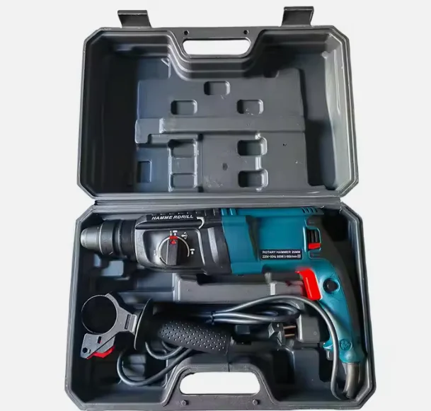 Professional  Black and Blue and Red 28mm Portable Electric Cordless Brushless Rotary Hammer