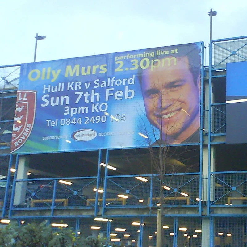 Custom Outdoor Advertising Printed Construction Site Fence Wrap Promotion Usage Wall Hanging Flex Banner PVC Vinyl Mesh Banner