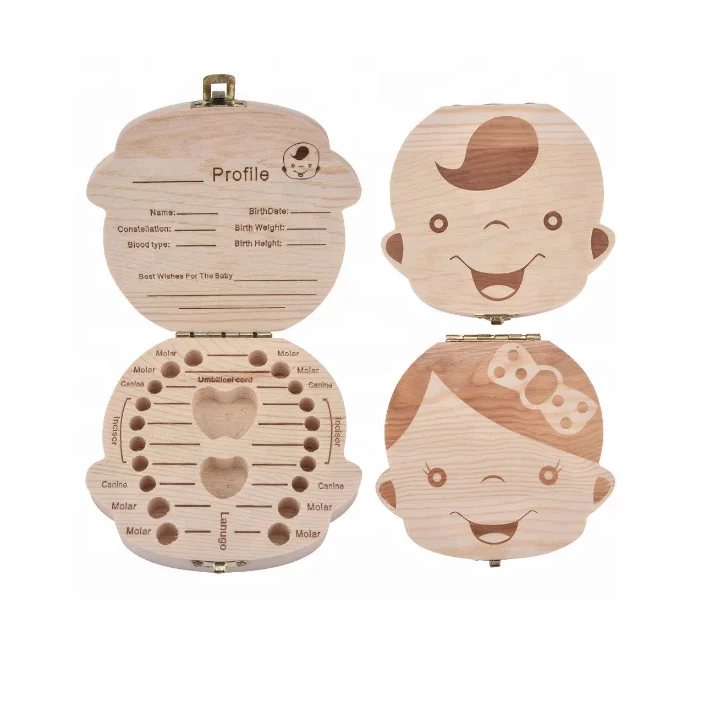 Wholesale 2022 New Baby Teeth Box Tooth Saver Design For Kids Deciduous Teeth Collection