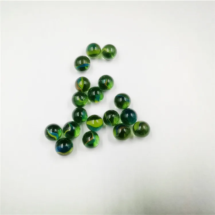 16MM Color Transparent Glass Marble For children