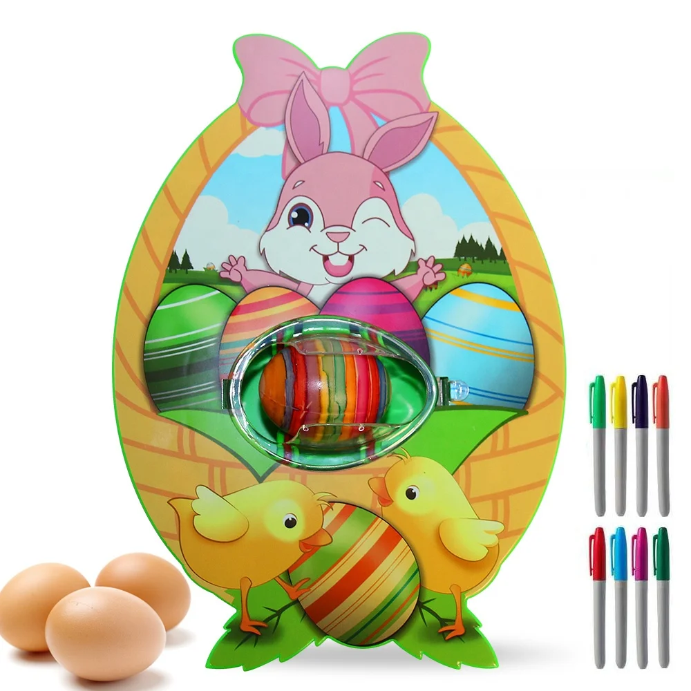 2022 Custom Festival Craft Kit Drawing Easter Eggs DIY Gift Set for Children