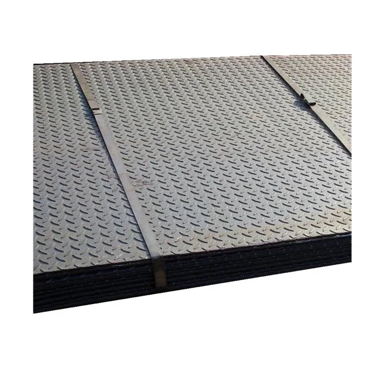 A36 mild steel with abrasion resistant chromium carbide overlay wear plate