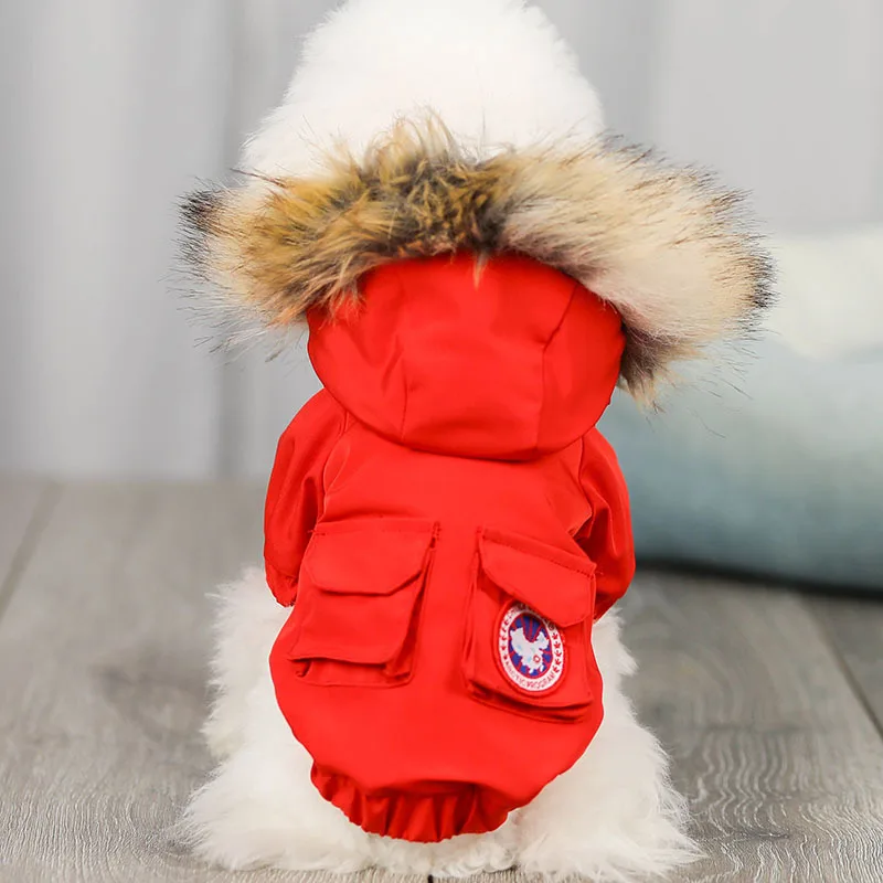 Wholesale French Bulldog Costumes Dog Winter Warm Clothes Coat For Puppies Small Medium Animal Pet Clothes