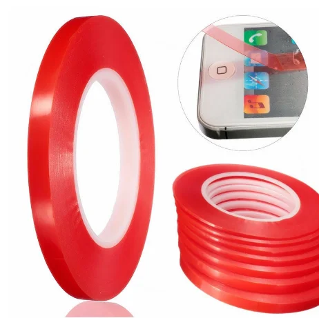 Прочная и стабильная адгезионная самоклеящаяся Двусторонняя усиленная клейкая лента для домашних животных красная