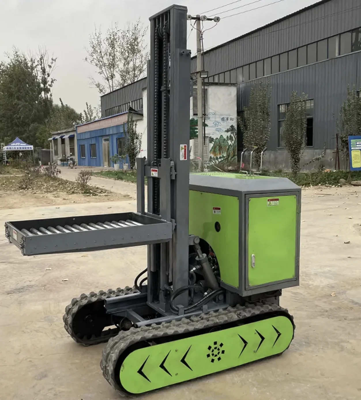 Rubber Track Chassis with Suspension Good Rubber Tracked Undercarriage Individual Track Chassis